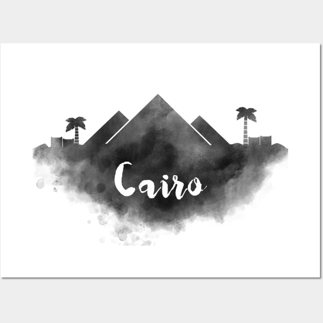 Cairo watercolor Wall Art by kursatunsal